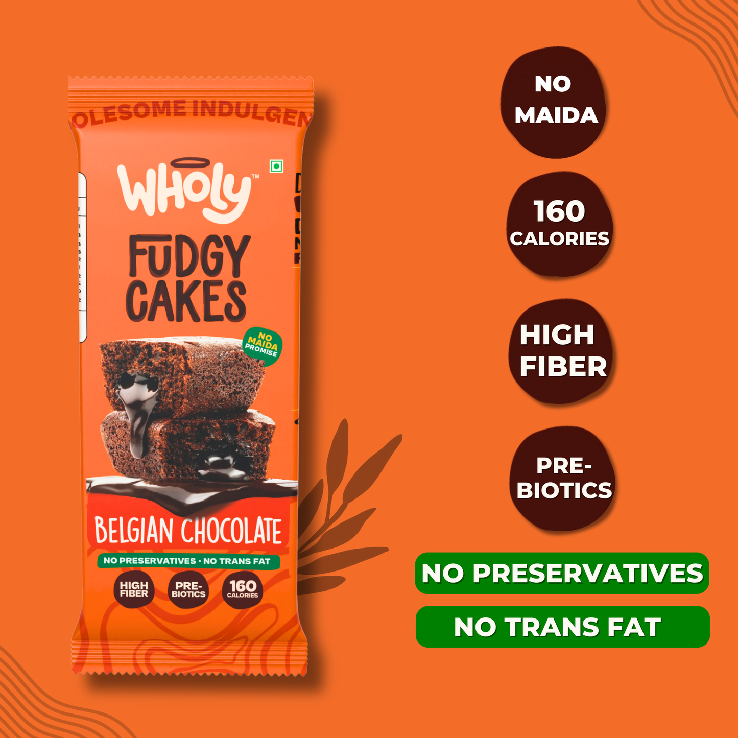 Belgian Chocolate Fudgy Cake (Pack of 6)