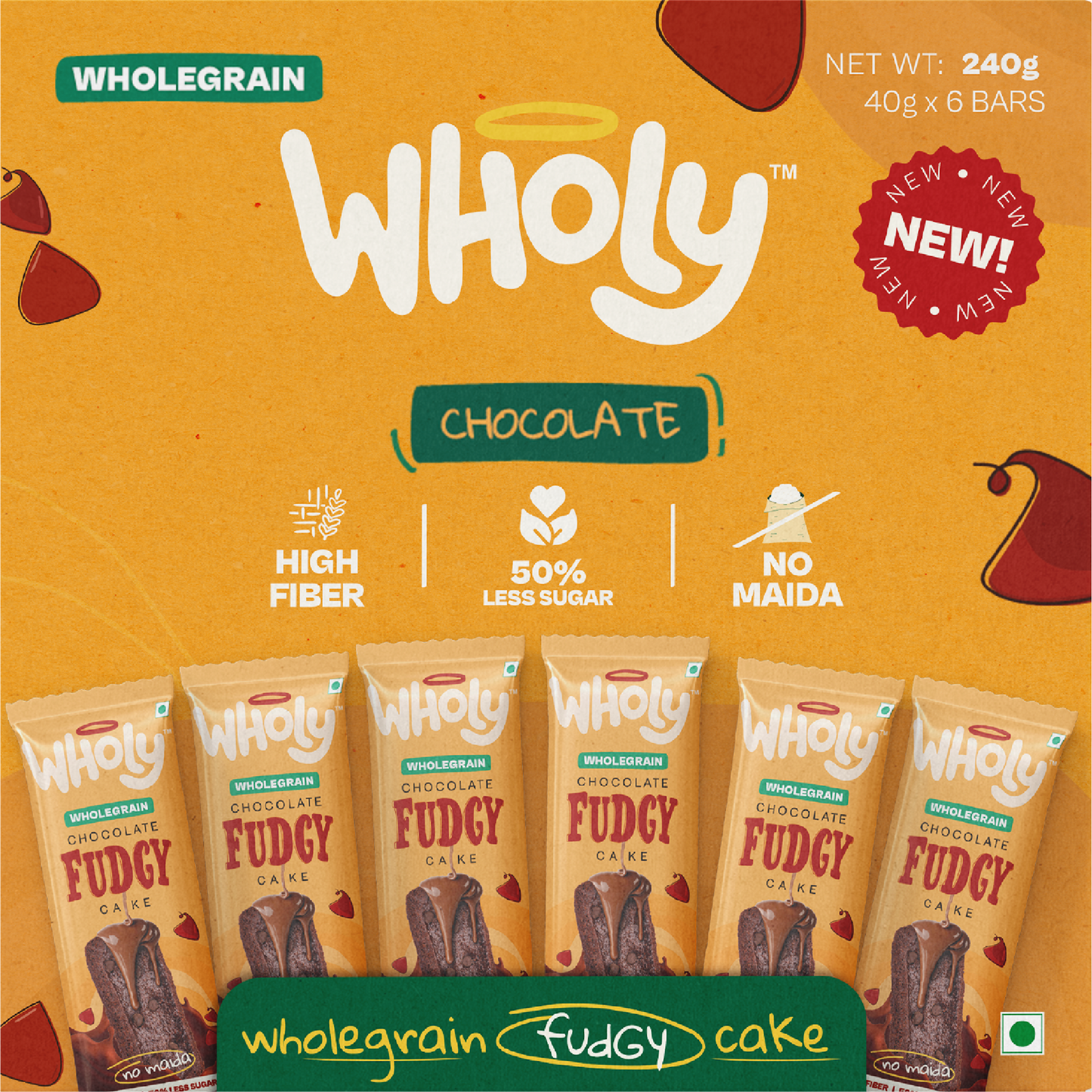 Fudgy Cake (Pack of 6)