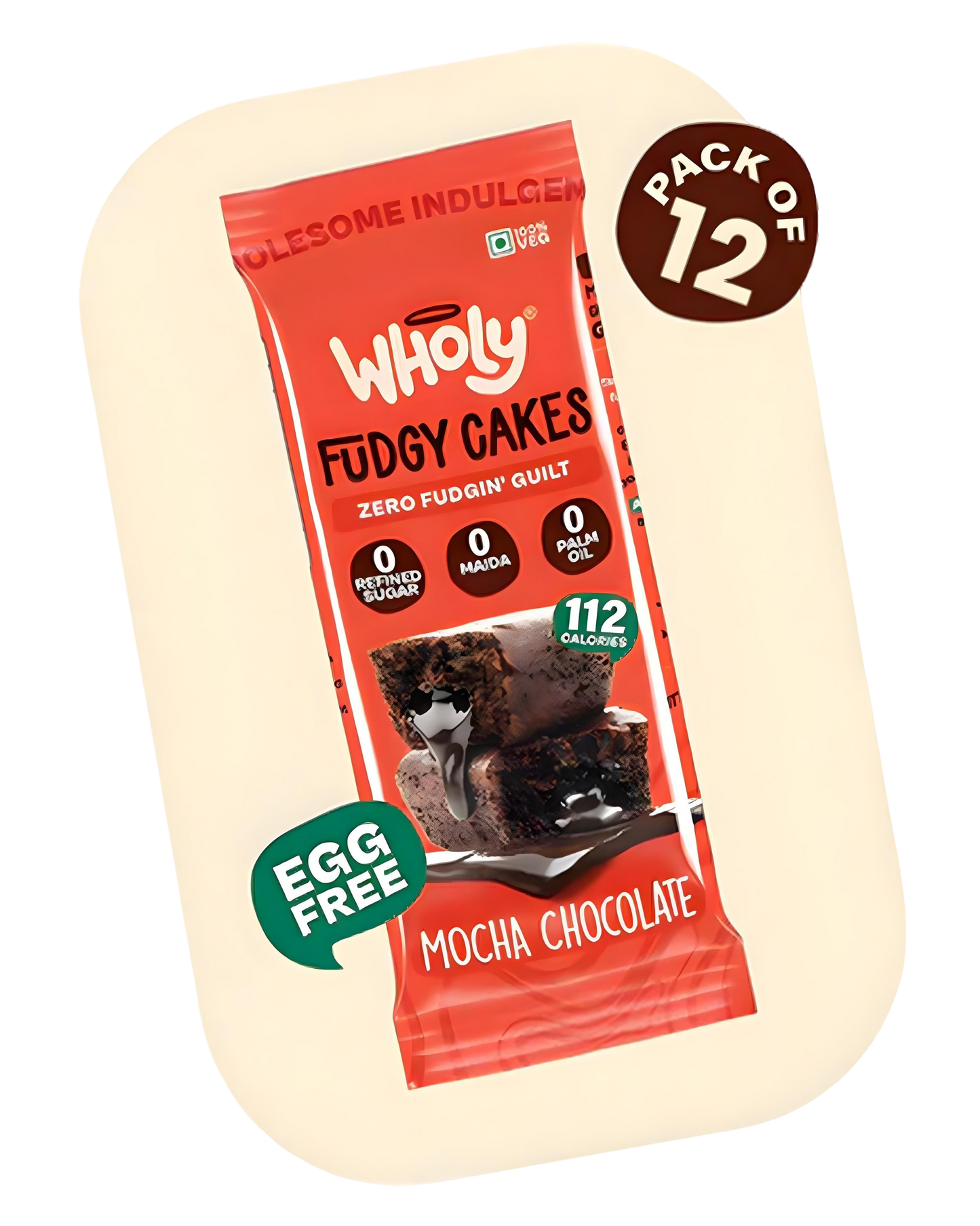 Mocha Chocolate Fudgy Cake (Pack of 12)