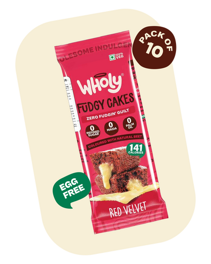 Red Velvet Fudgy Cake (Pack of 10)
