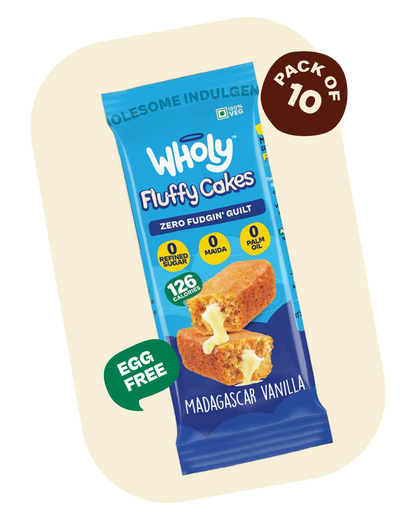 Madagascar Vanilla Fluffy Cake (Pack of 10)