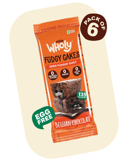 Belgian Chocolate Fudgy Cake (Pack of 6)
