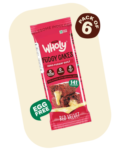 Red Velvet Fudgy Cake (Pack of 6)